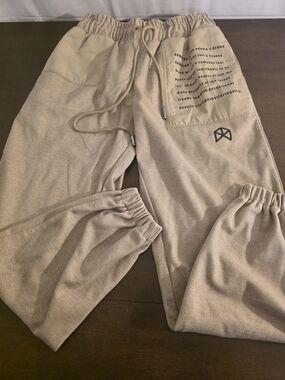 Rawgear Men's Beige Jogger Sweatpants Sz S.